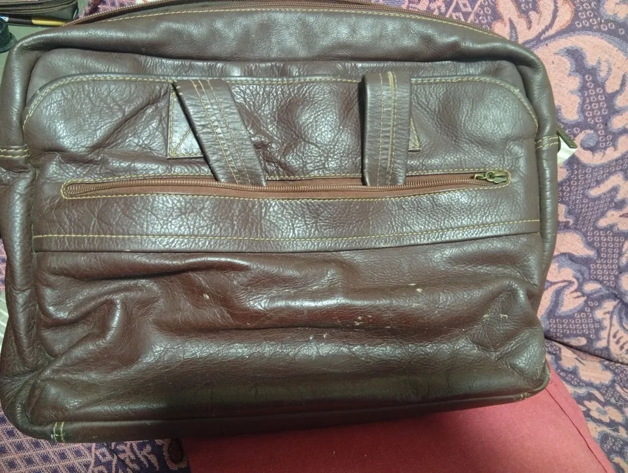 Bolsa de viagem couro  - Foto 4