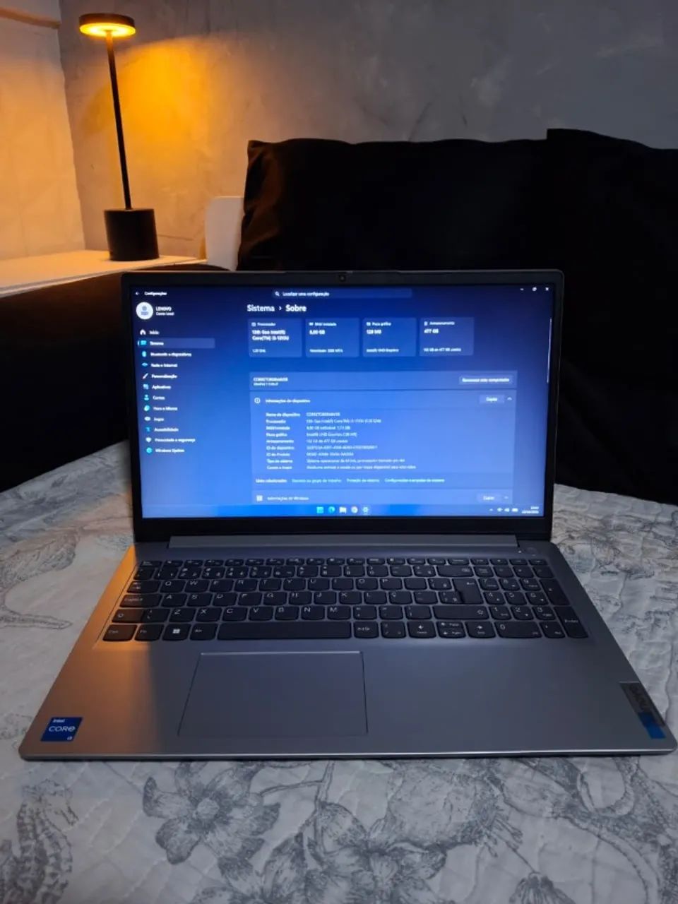 Notebook Lenovo (i3 13°Geração) na garantia - Foto 2