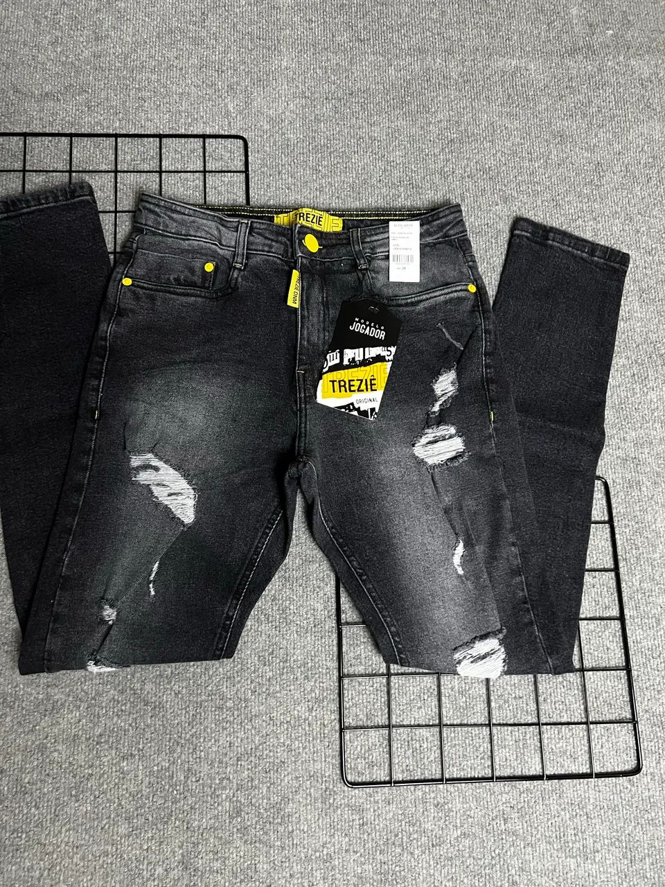 Calça modelo jogador preta  - Foto 4