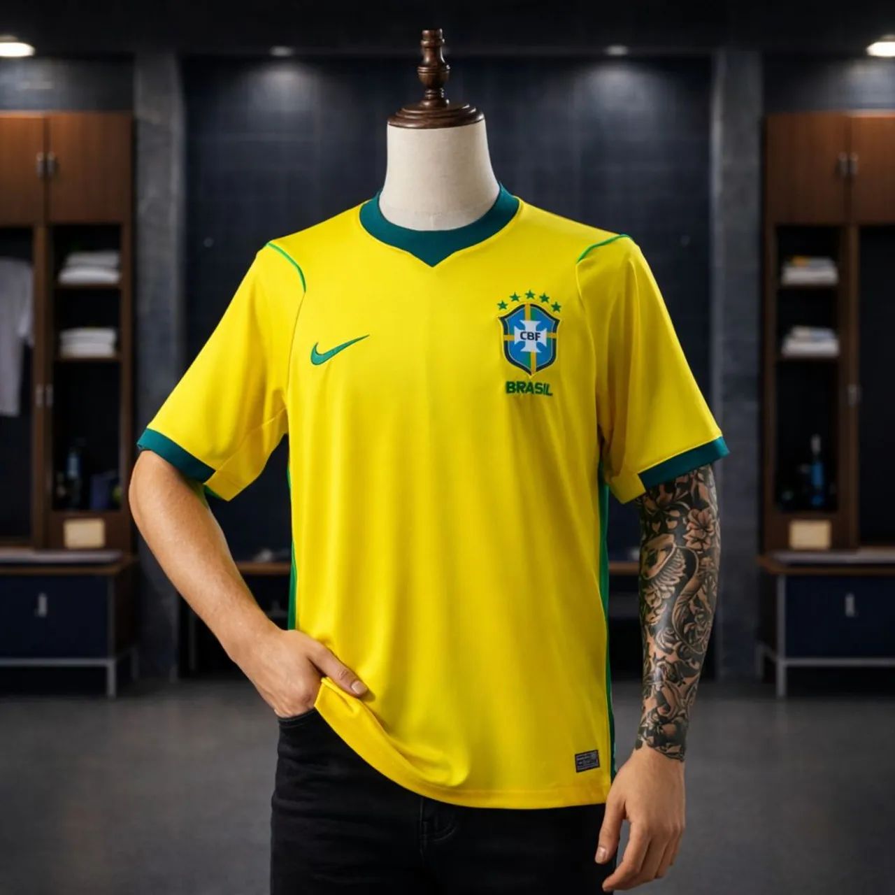 Nova Camisa Brasil 2026 - Modelo Torcedor Alta Qualidade  - Foto 3