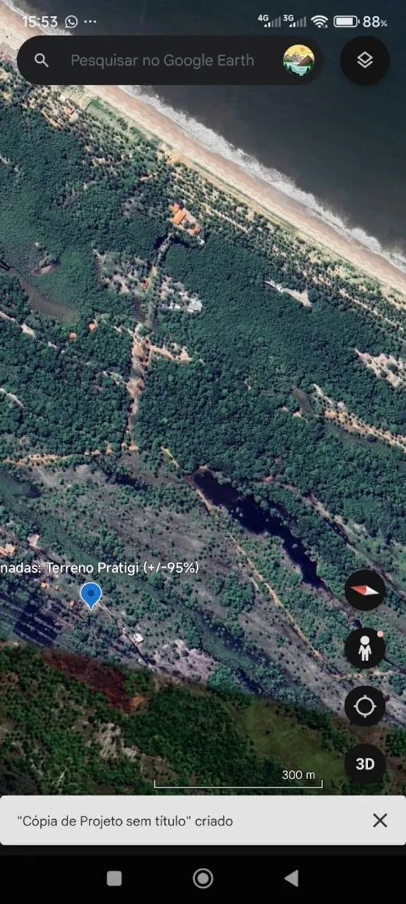 Terreno na Praia de Pratigi/BA - Foto 3