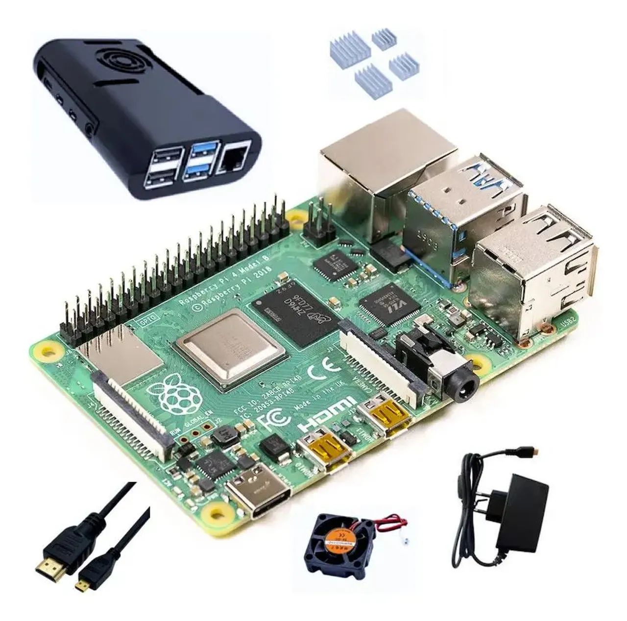 Kit Raspberry Pi 4 Model B 4GB Ram - Foto 2