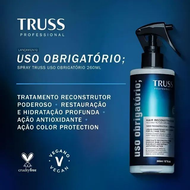 Truss Uso Obrigatório Reconstrutor Capilar 260ml - Foto 2