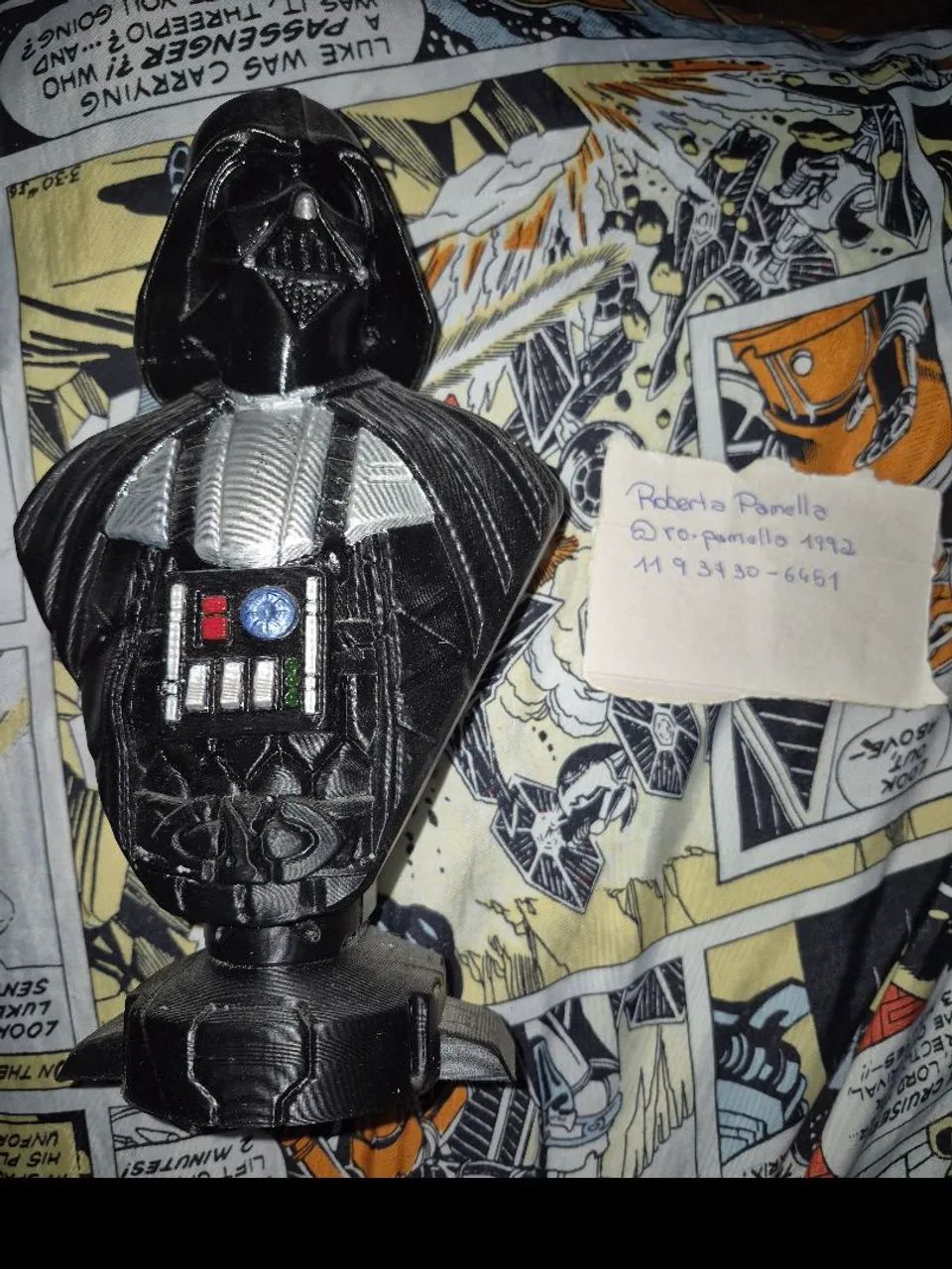 Figure Star Wars Darth Vader feito em impressora 3D  - Foto 2