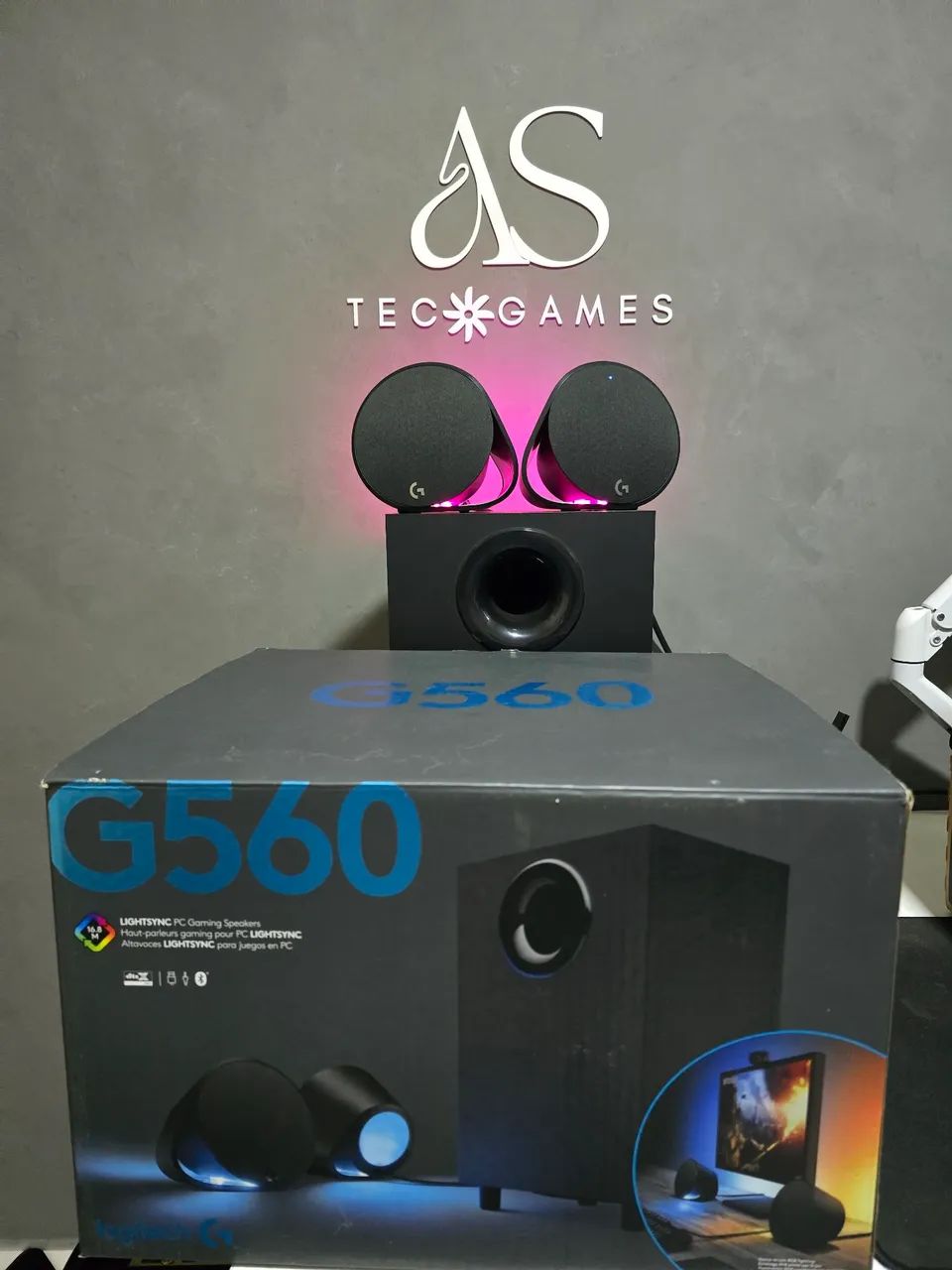 Caixas de Som Logitech G560 - Foto 3