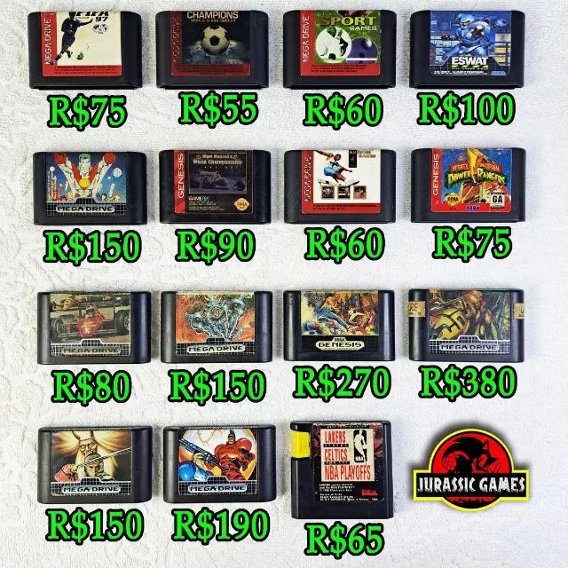 Jogos Mega Drive Originais. Truxton, X-Men 2, Toy Story, Vectorman 2, Shinobi, Eswat