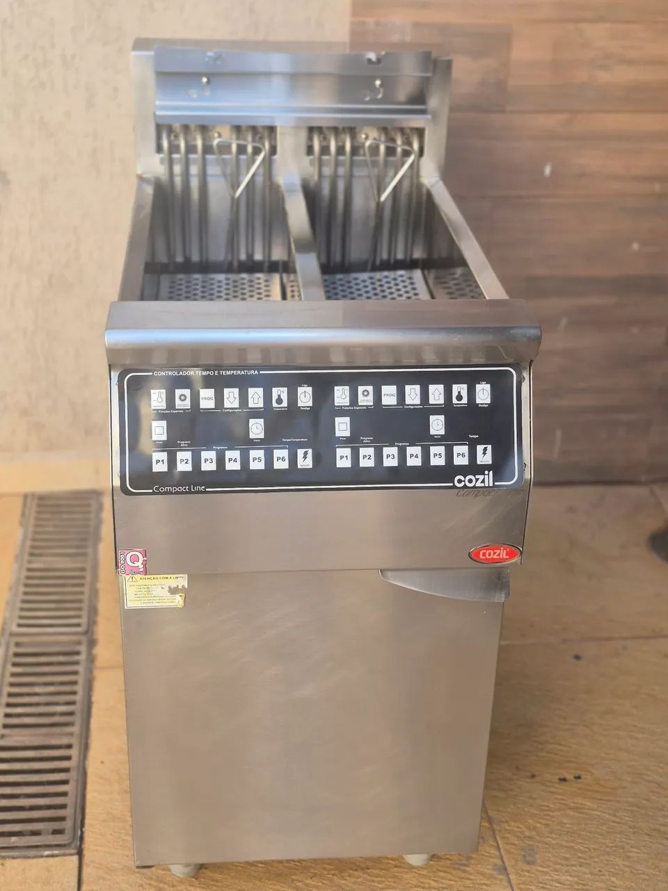Fritadeira elétrica cozil 2 cubas