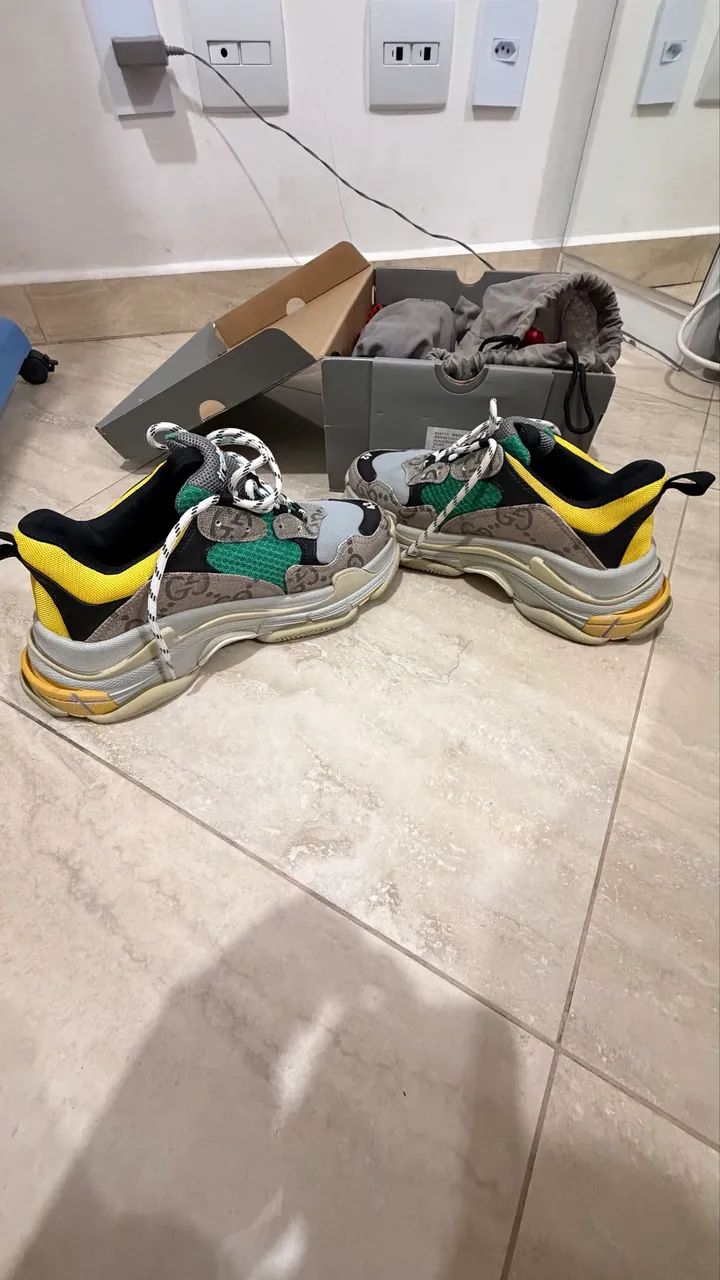 Balenciaga triple S x Gucci  - Foto 3