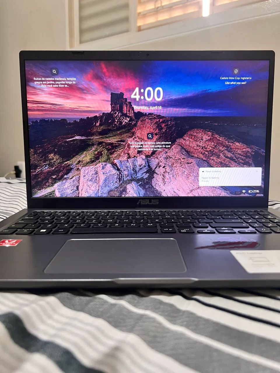 Notebook ASUS VivoBook X515DA Ryzen 5 8GB SSD 256GB Windows 11