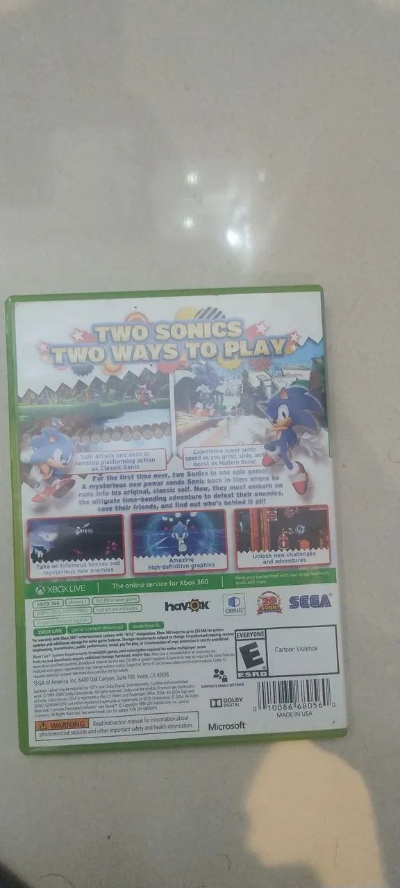 Sonic Generations - Xbox 360 - Foto 3