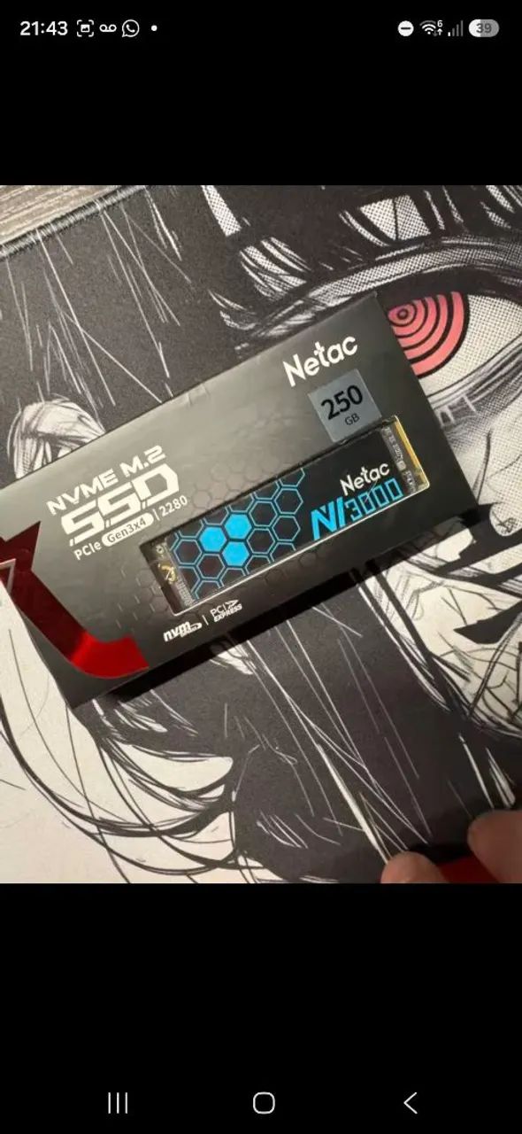 Nvme netac 3000 250 gigas - Foto 3