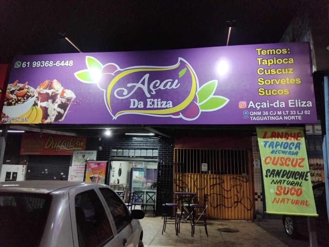 Venda de loja de açaí - M Norte (Taguatinga Norte)