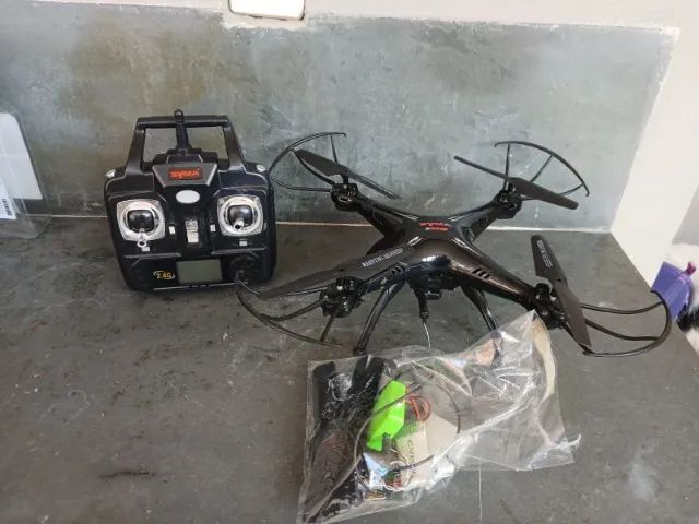 Drone Syma X5SW FPV Wifi + Kit Com 5 Baterias + Acessórios - Foto 4