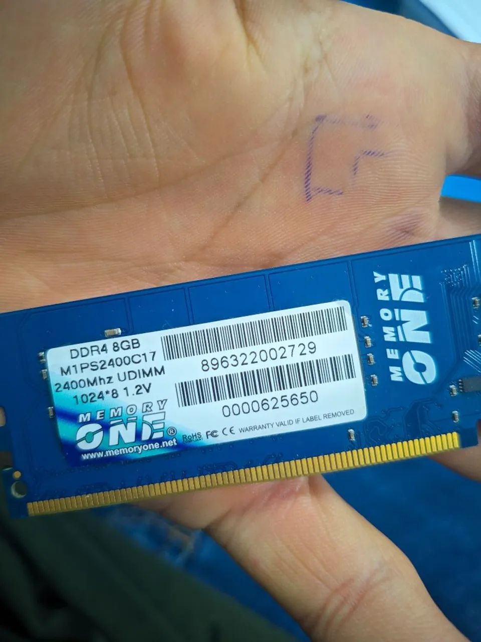 MEMÓRIA DDR4 8GB 2400Mhz