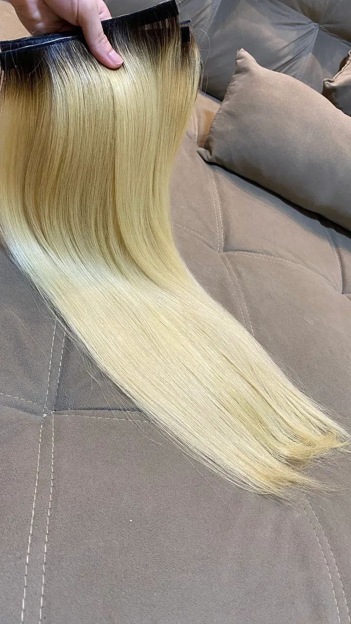 Cabelo brasileiro loiro 125g - Foto 2