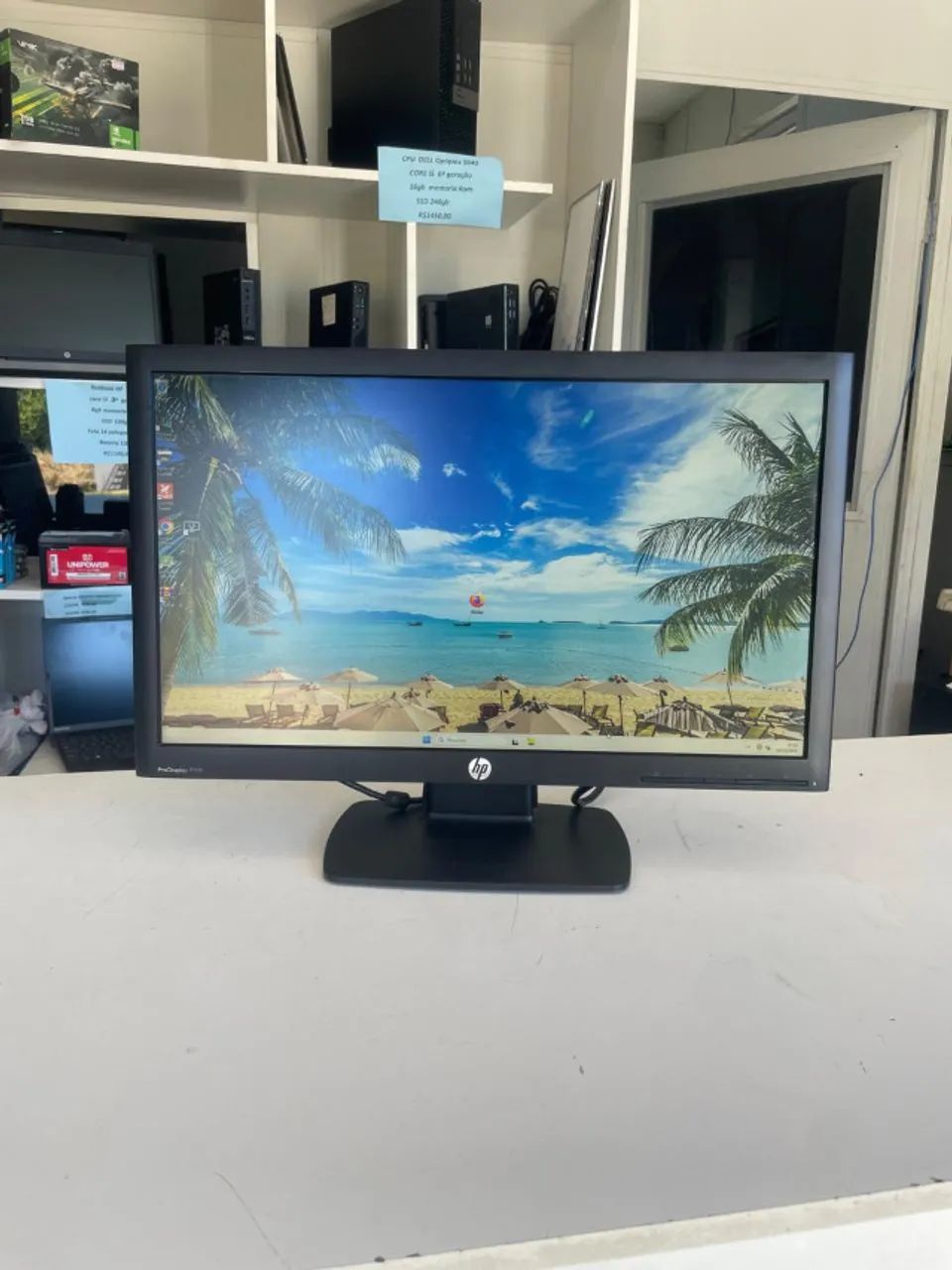 monitor 22 polegadas HP vga resolução 1600x900 funcionando perfeitamente com garantia e nf