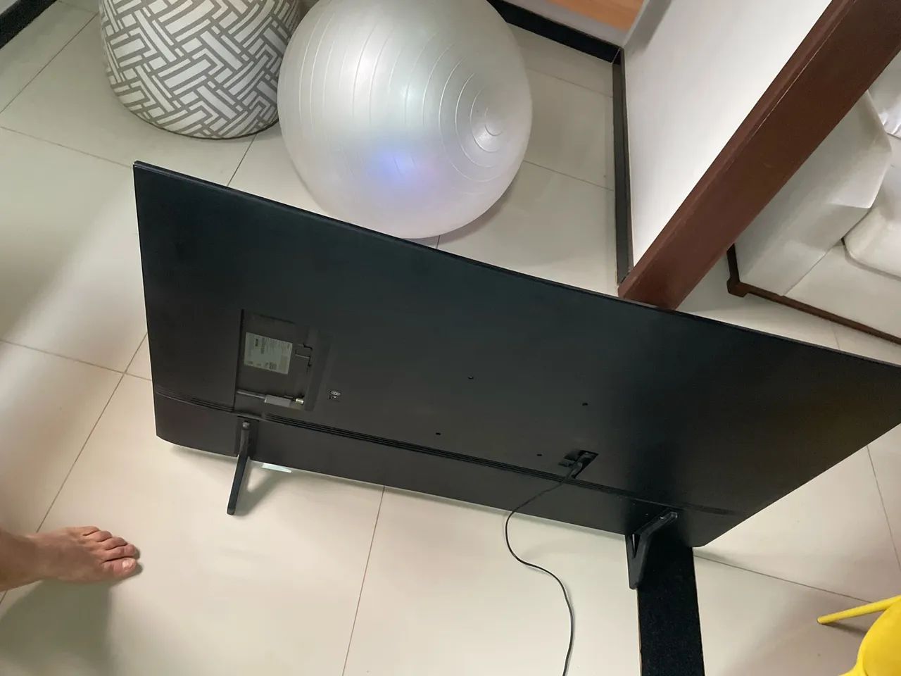 Samsung QLED 4K de 55 polegadas da linha Q60D.