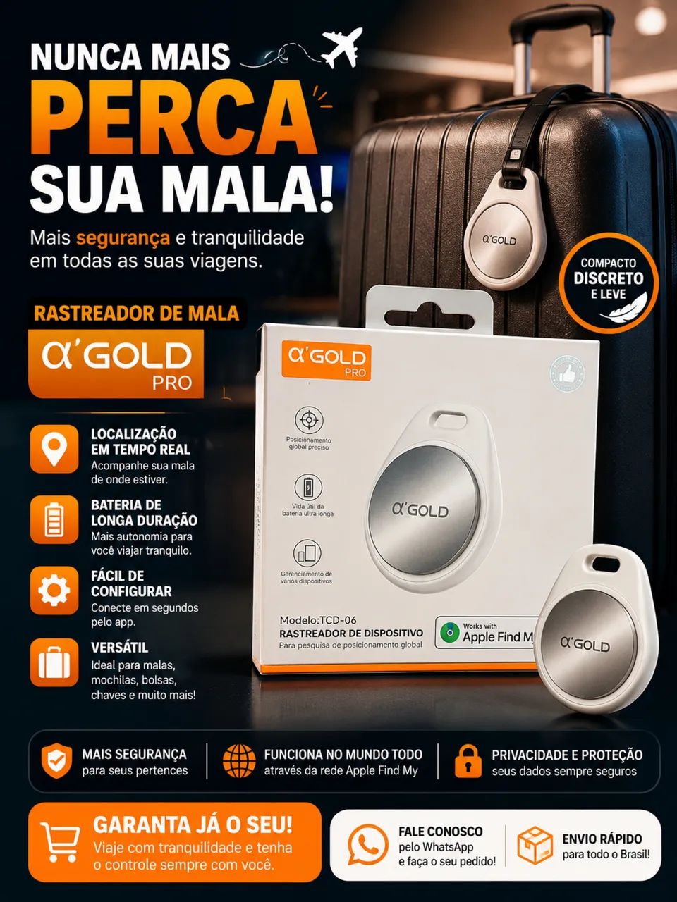 Rastreador de mala 