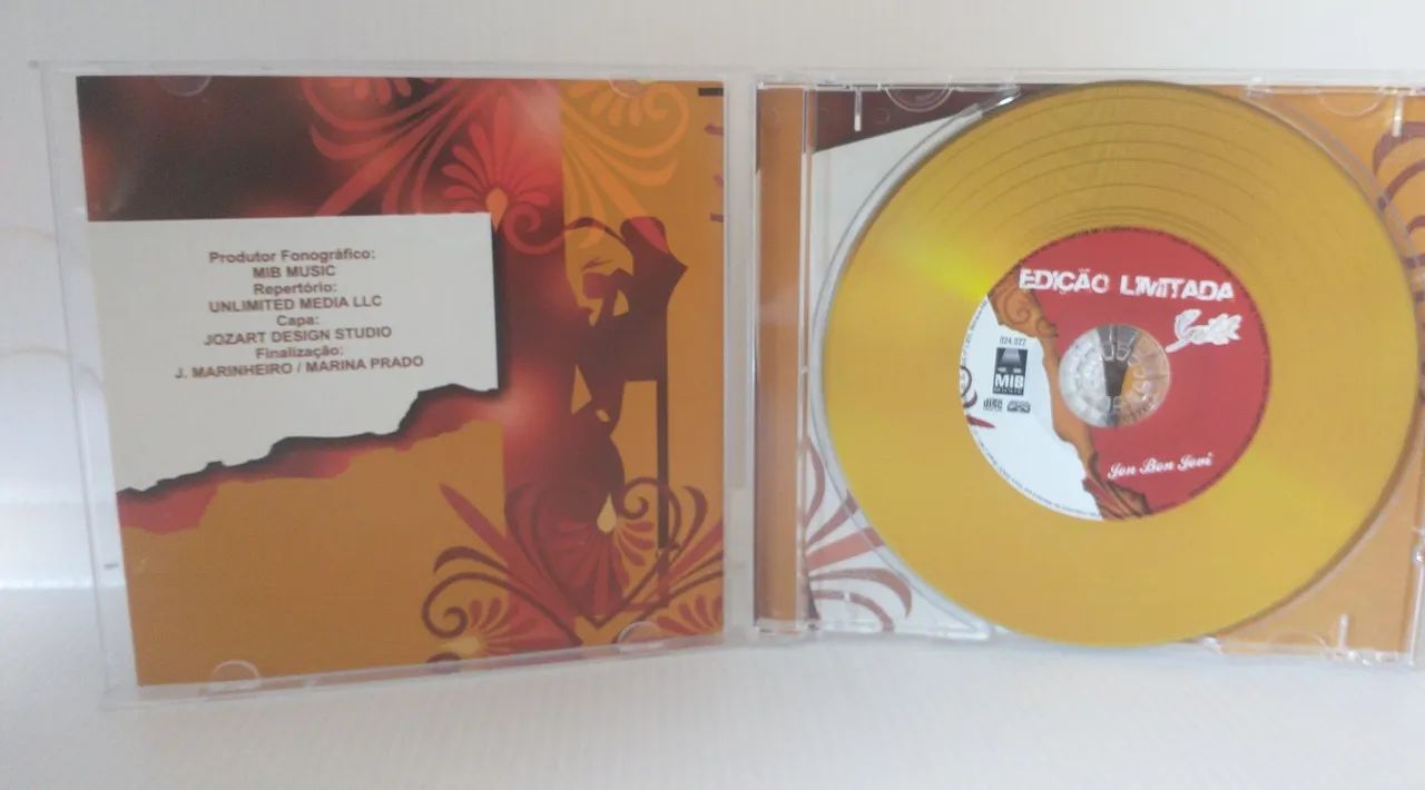 CD Jon Bon Jovi - Edição Limitada Gold | Original | Usado - Foto 3