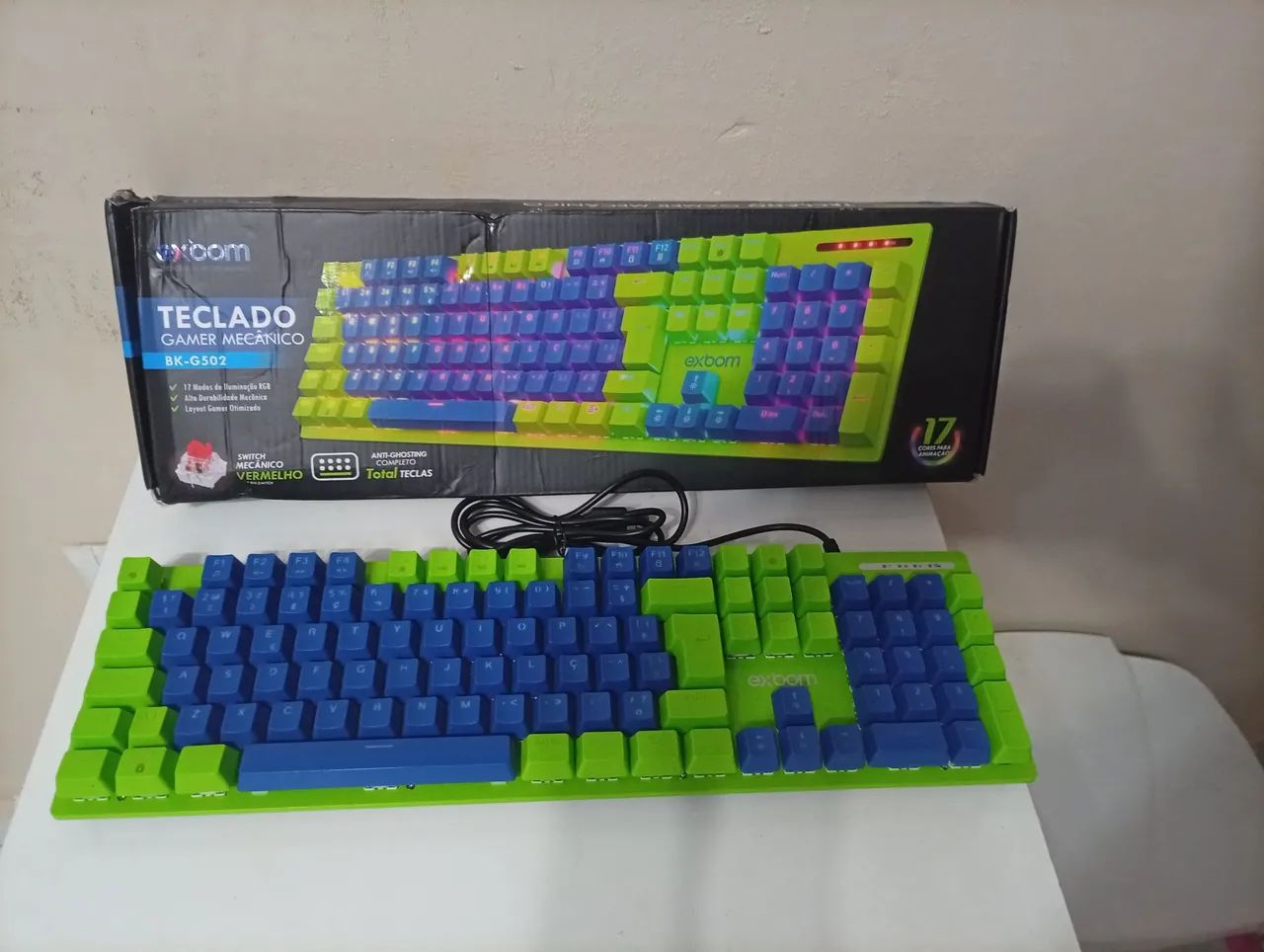 Teclado mecânico gamer