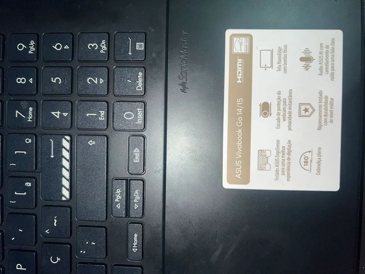 Notebook Asus vivobook go 14/15