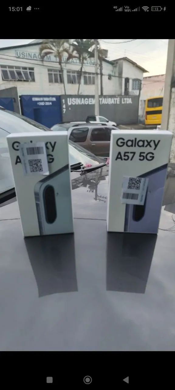 Galaxy A57  256 giga lacrado com nota 