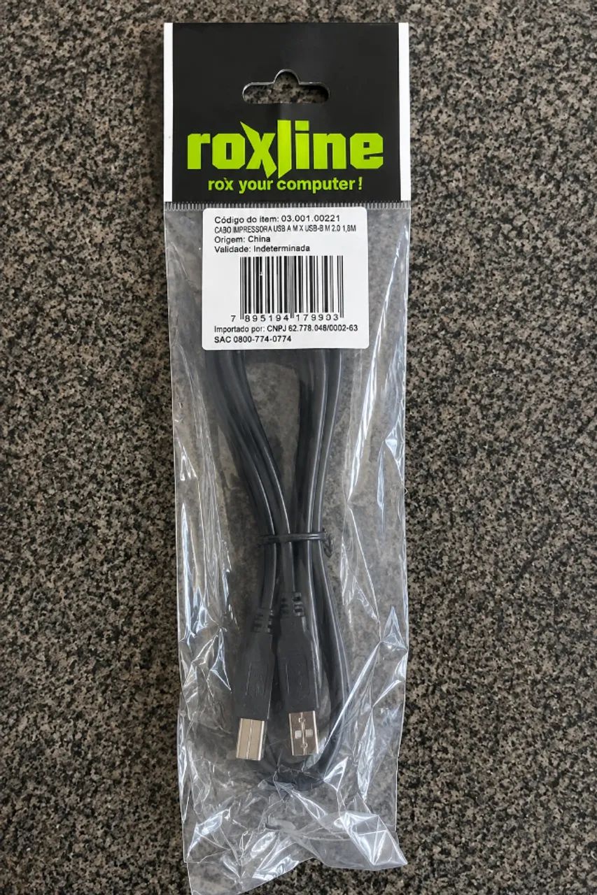 Cabo de Impressora  USB-A