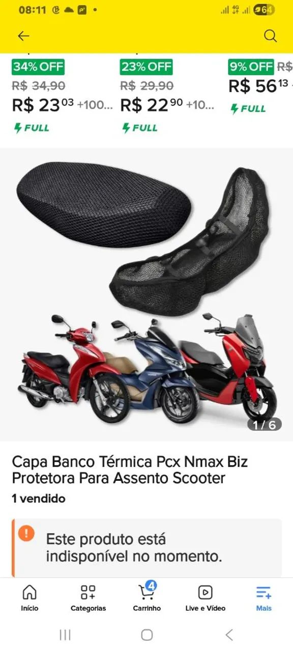 Capa térmica moto também G - Foto 4