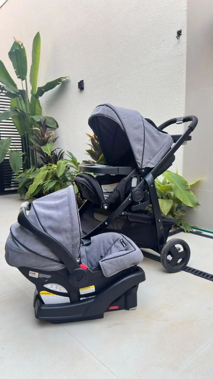 Carrinho de bebê Graco Click Connect 3 em 1 - Foto 2
