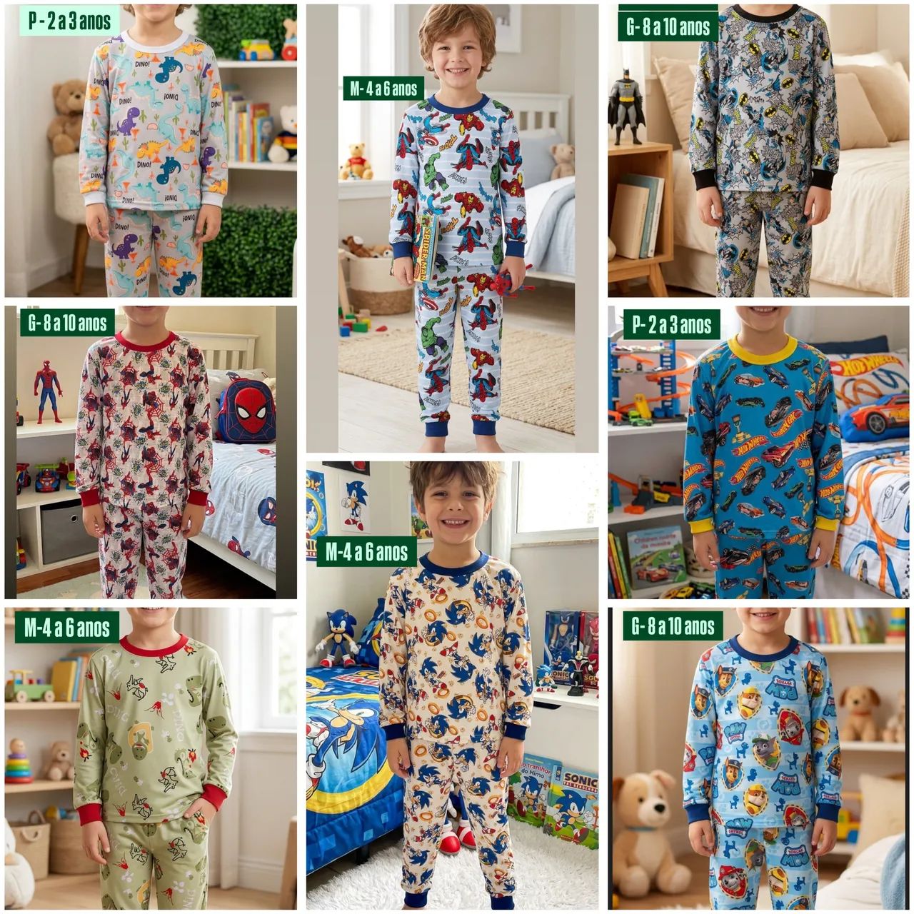 Pijama Infantil Suede Premium