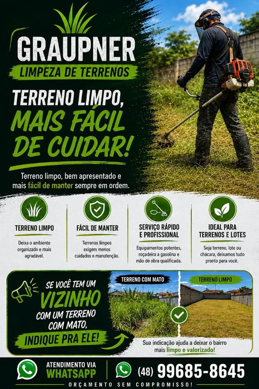 Limpeza de terrenos 