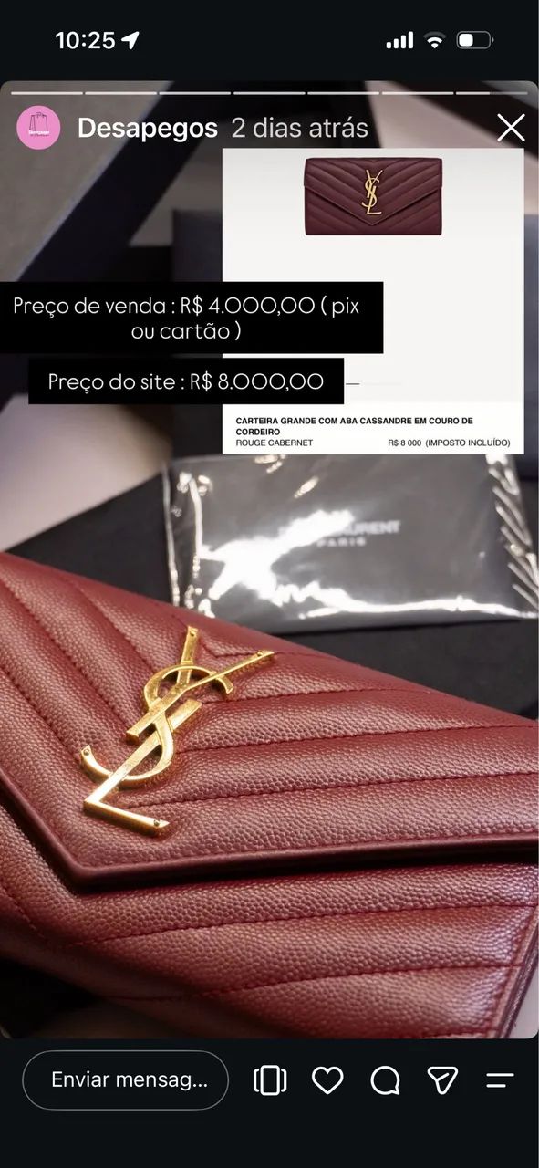 Desapegos de luxo 