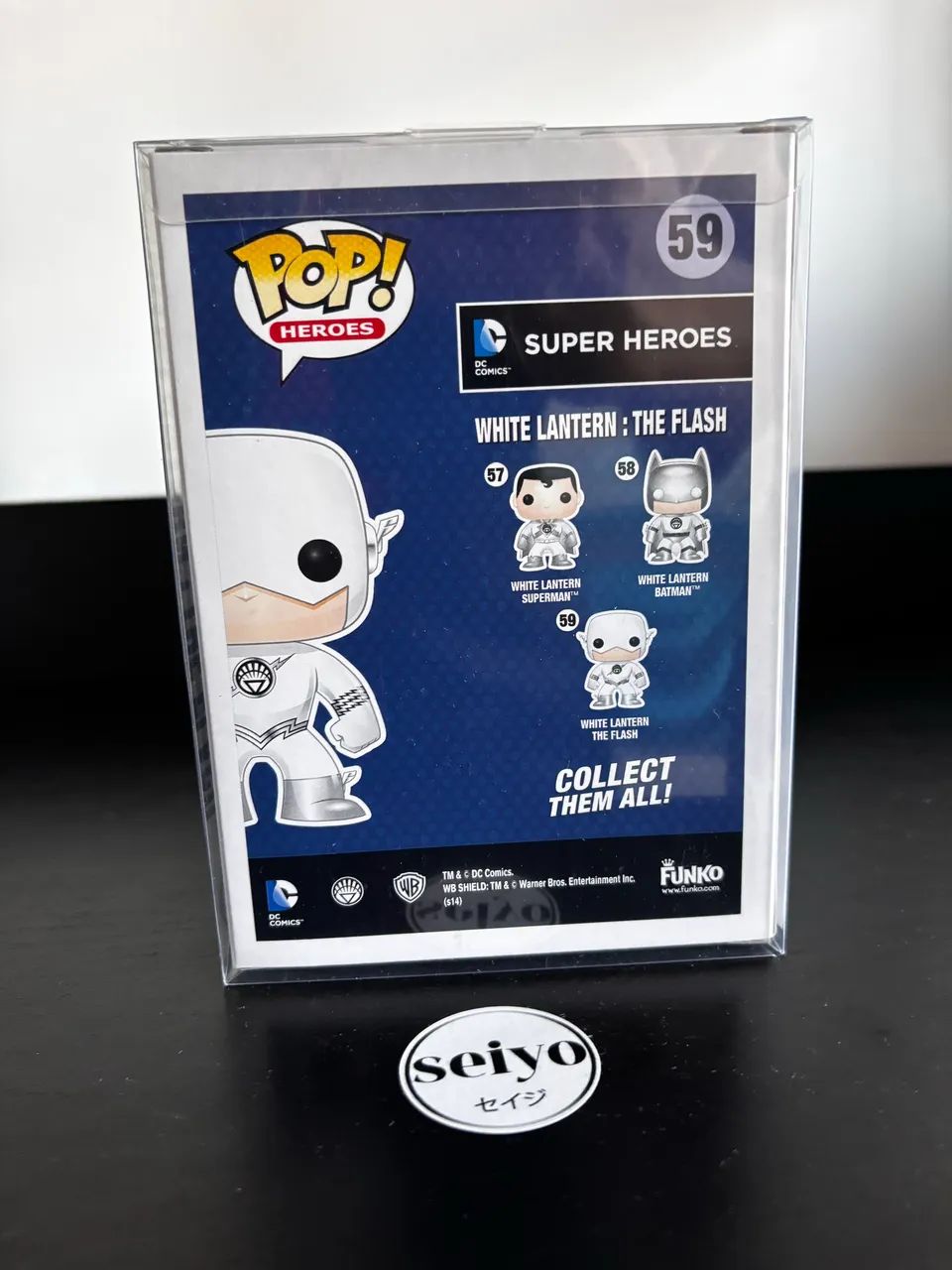 Funko Pop White Lantern The Flash 59 GITD Raro - Foto 3