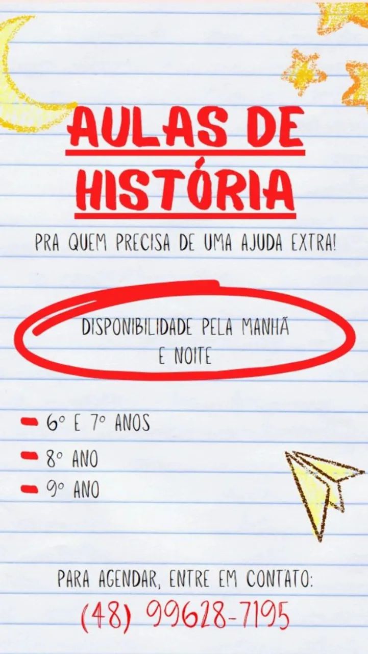 Aula particular de História 
