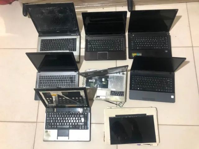 Lote de Notebooks Sucata para retirada de componentes - Foto 3