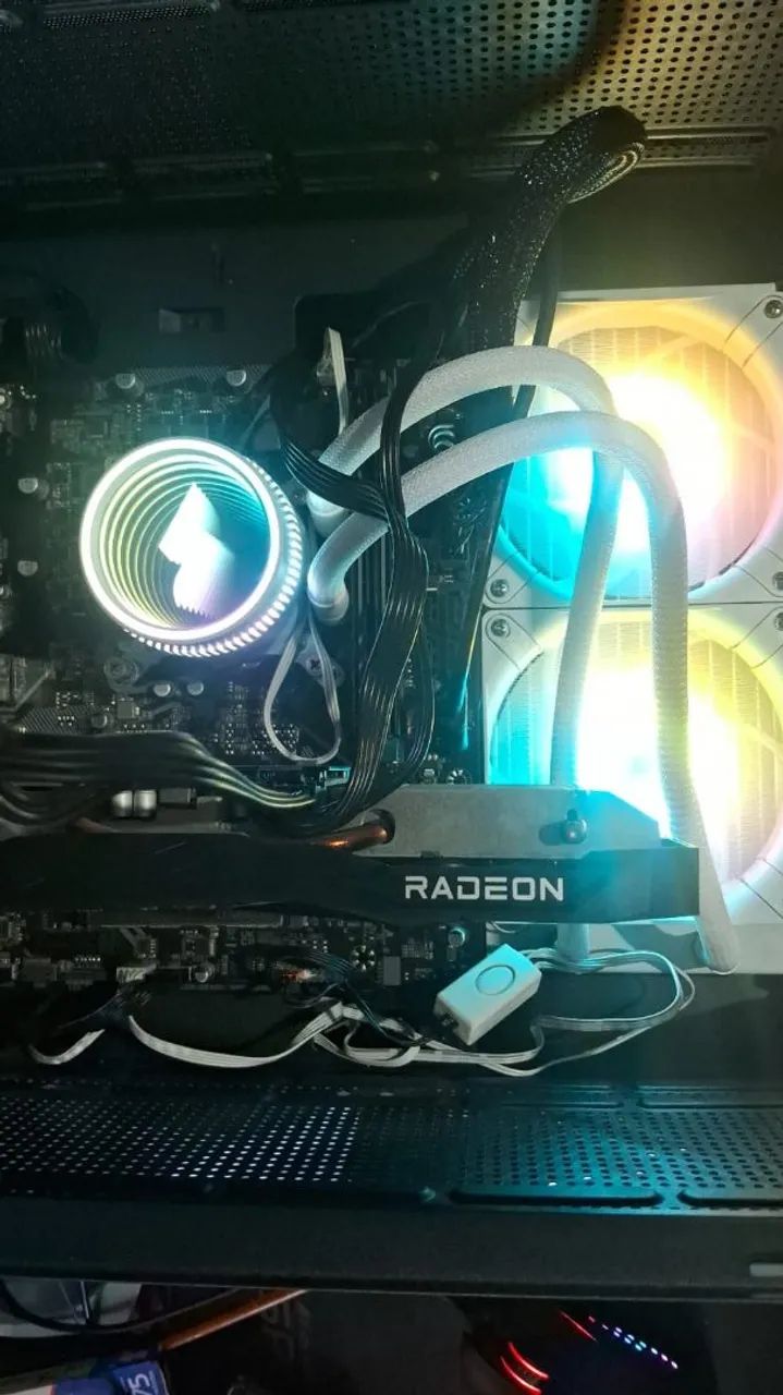 Pc Gamer i5 10400F RX 6600 ACEITO CELULAR  - Foto 3
