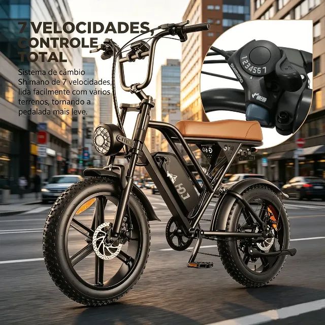 Bicicleta Elétrica Xroymexroy Eb5 750W  - Foto 2