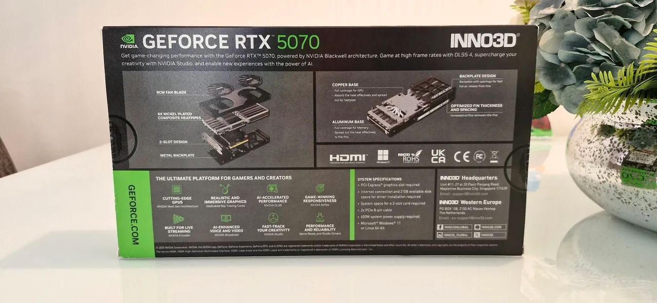RTX 5070 Inno3d 2x 12gb - Foto 2