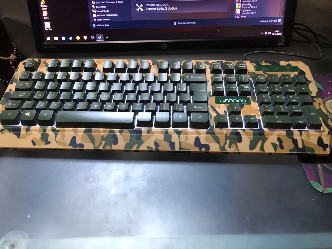 teclado rgb lindo - Foto 5
