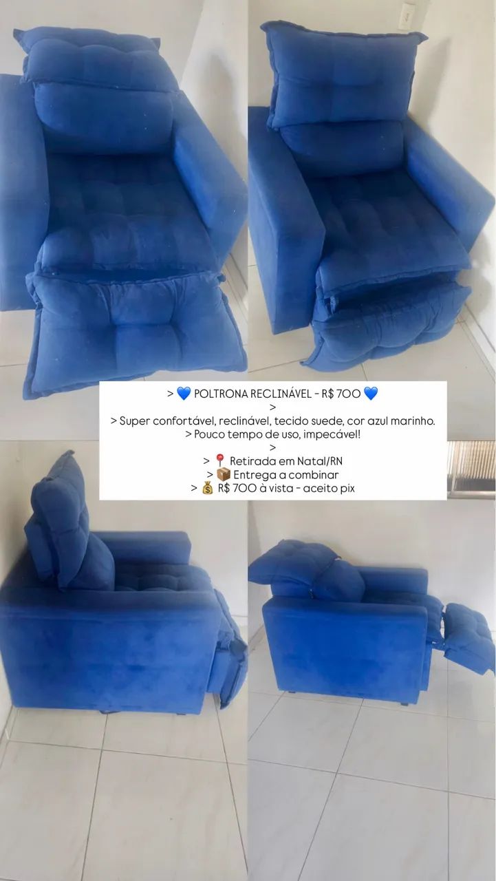 Poltrona Reiclinavel 