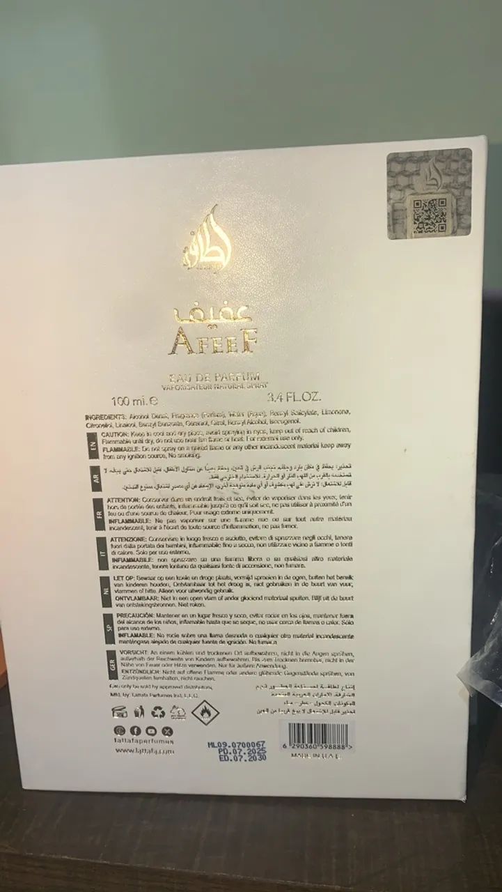 Perfume árabe 