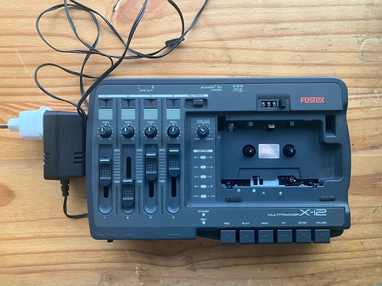 Gravador Cassete Multitrack Fostex X-12 - Instrumentos musicais