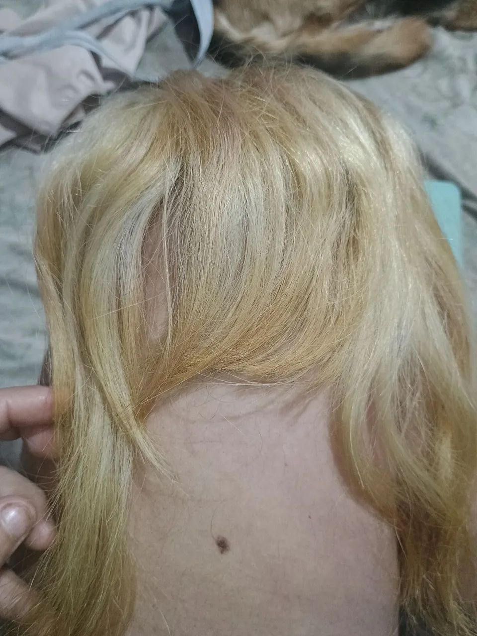 Franja loira dourada  tic tac - Foto 5