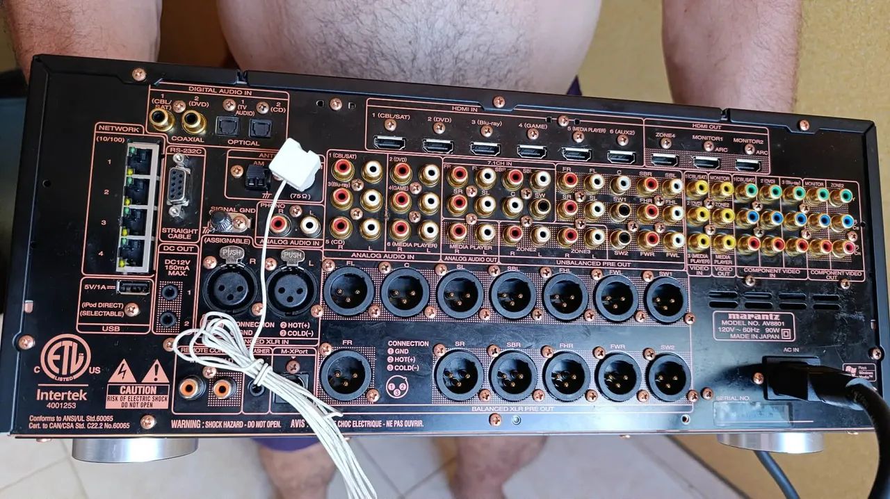 Pré amplificador marantz av 8801 - Foto 5