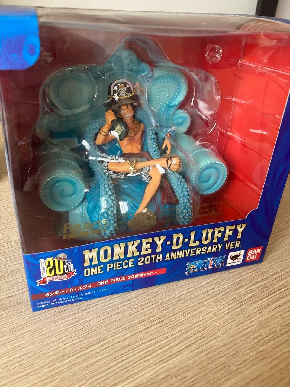 One Piece 20º Aniversário Action Figure Luffy Importado - Hobbies