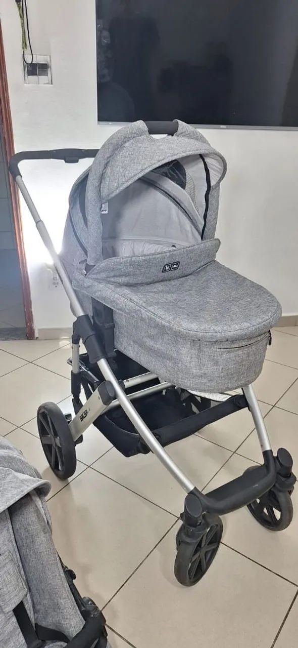 KIT CARRINHO BEBÊ 3 EM 1 - Foto 2