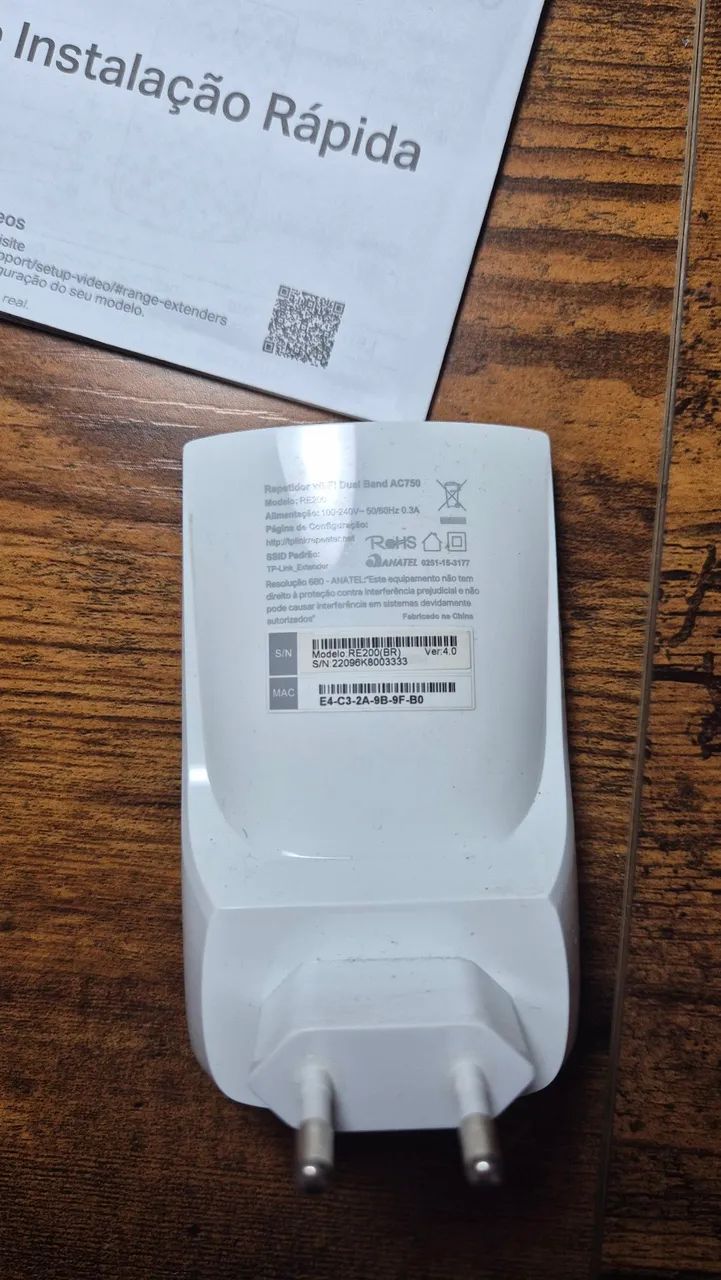 Repetidor de sinal Wi-Fi AC750 RE200 TP-LINK - Foto 4