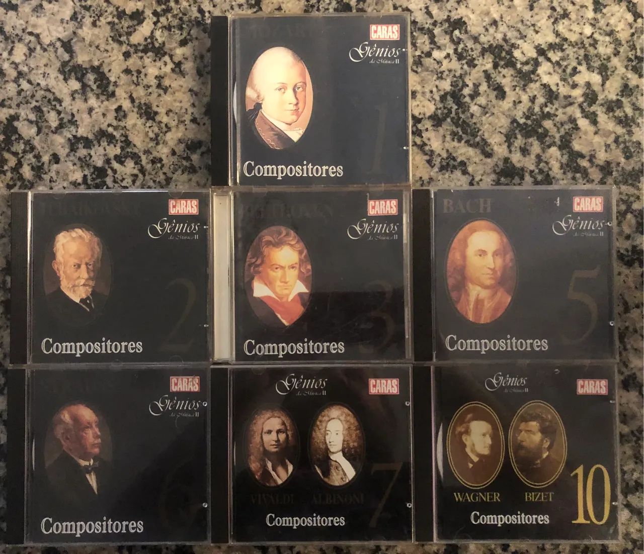 Coleção Caras: Gênios da Música II (7 CDs) (Incompleto) - CDs