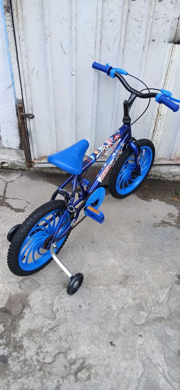 Bicicleta aro 16 cor azul  - Foto 2