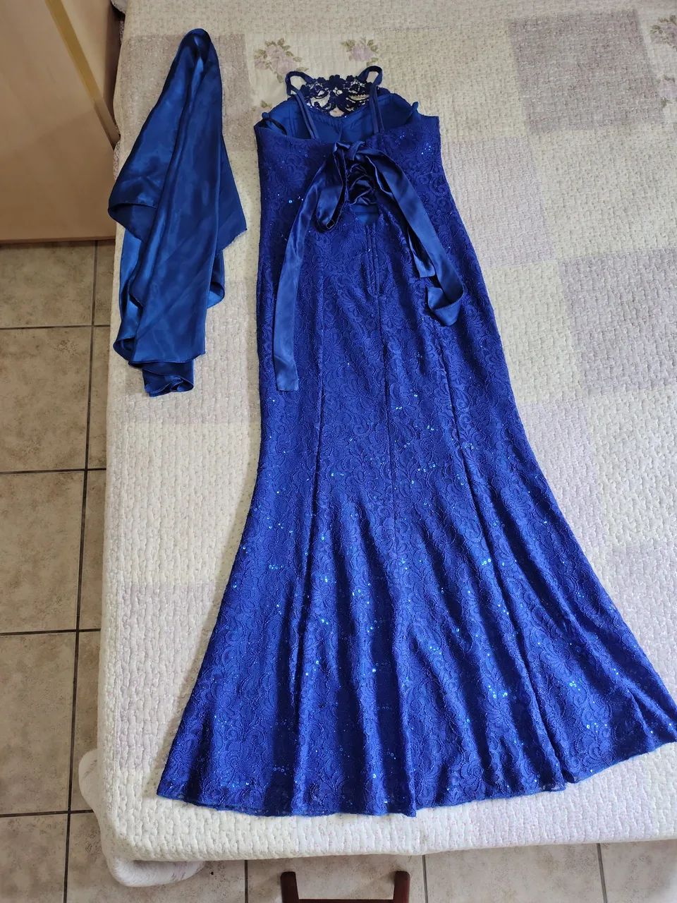 Vestido de festa Azul - Foto 5